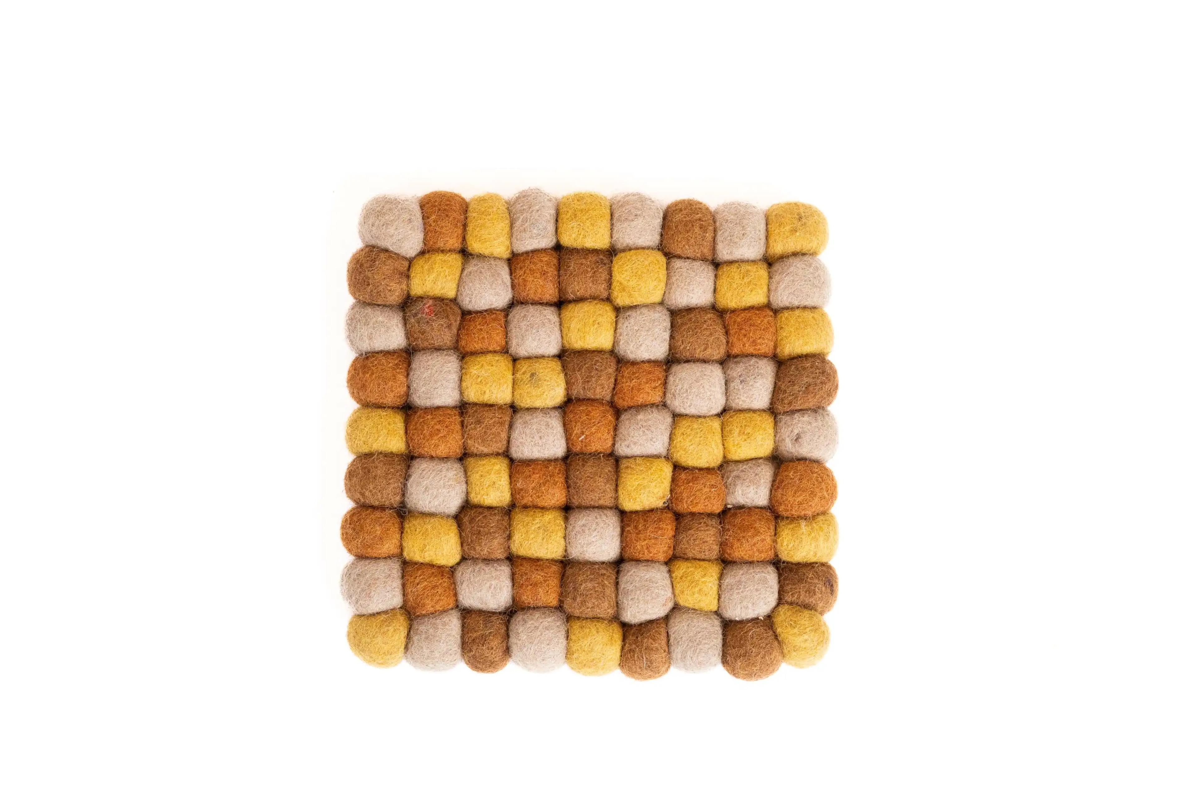 felt square coaster 