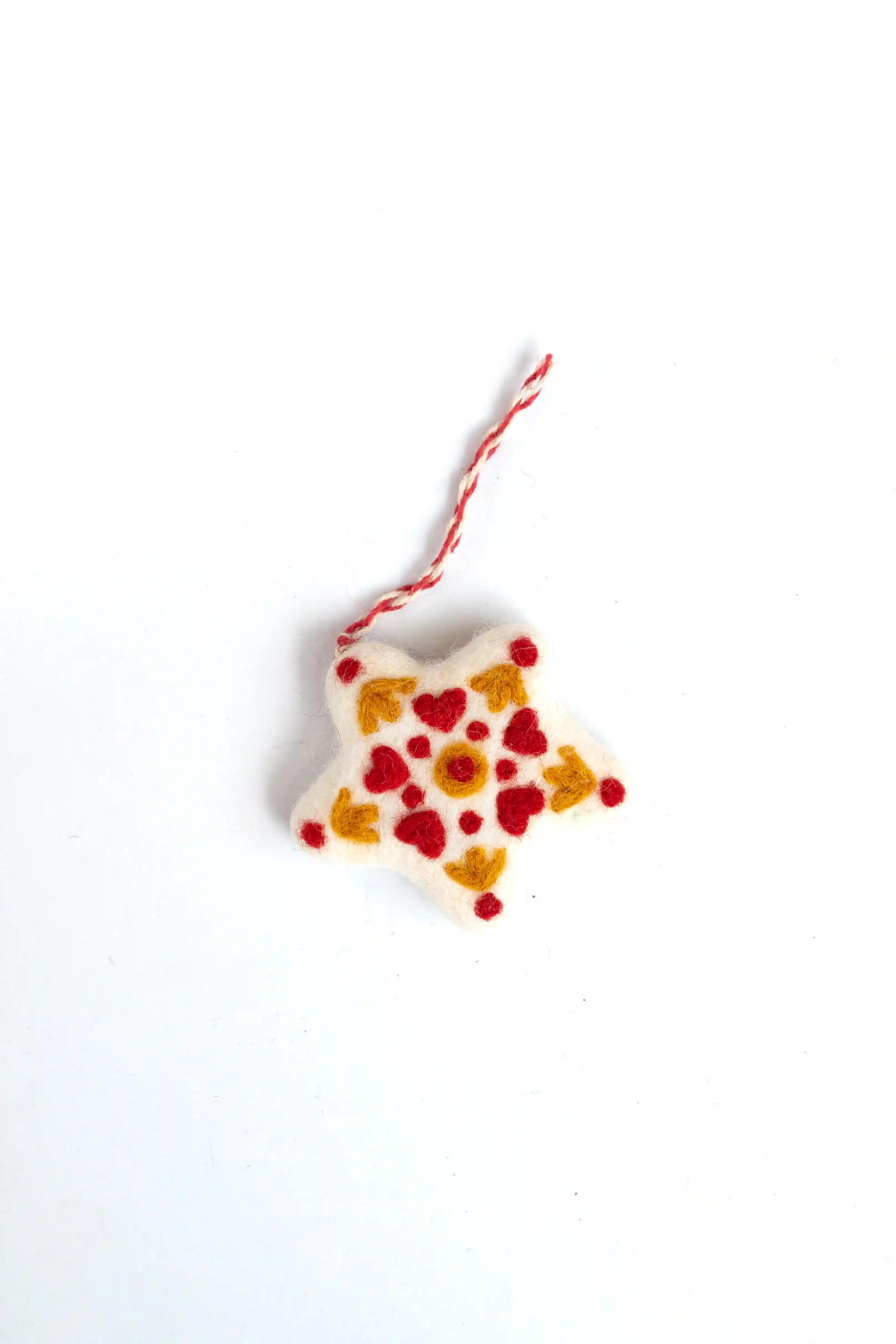 star felt ornament 