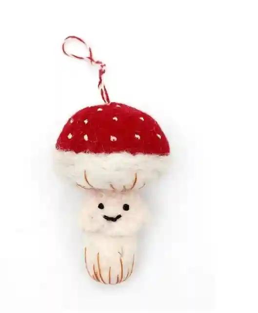 felt mushroom orname...