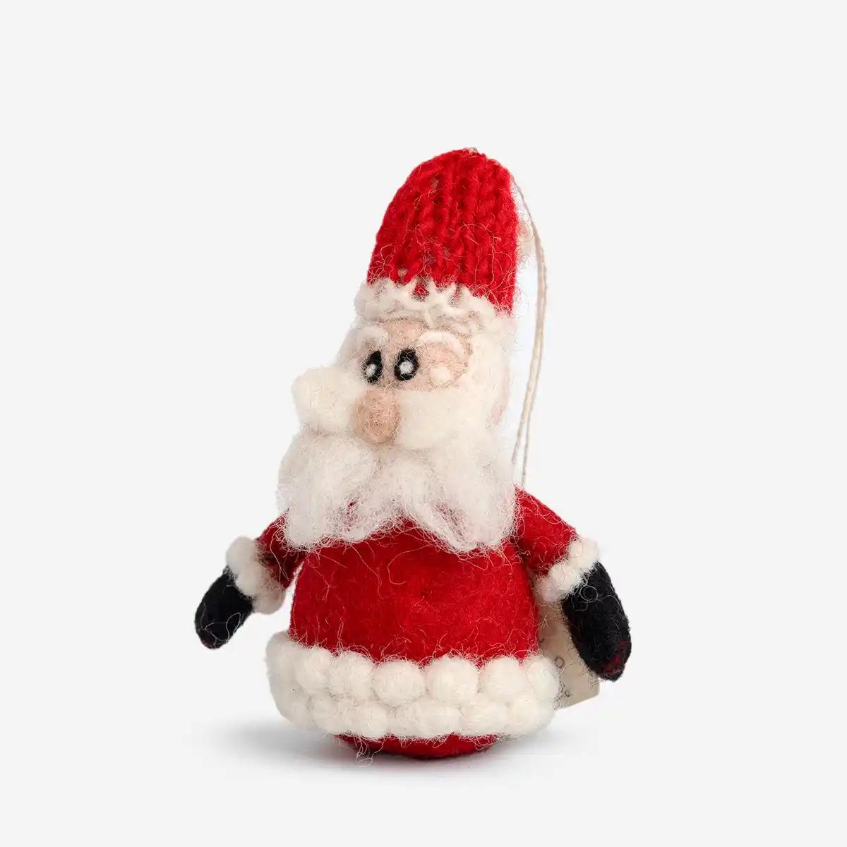 woolen santa ornamen...