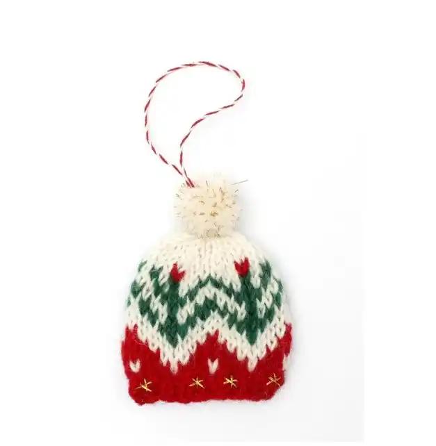 woolly hat ornament