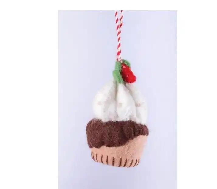 felt cupcake hanging...