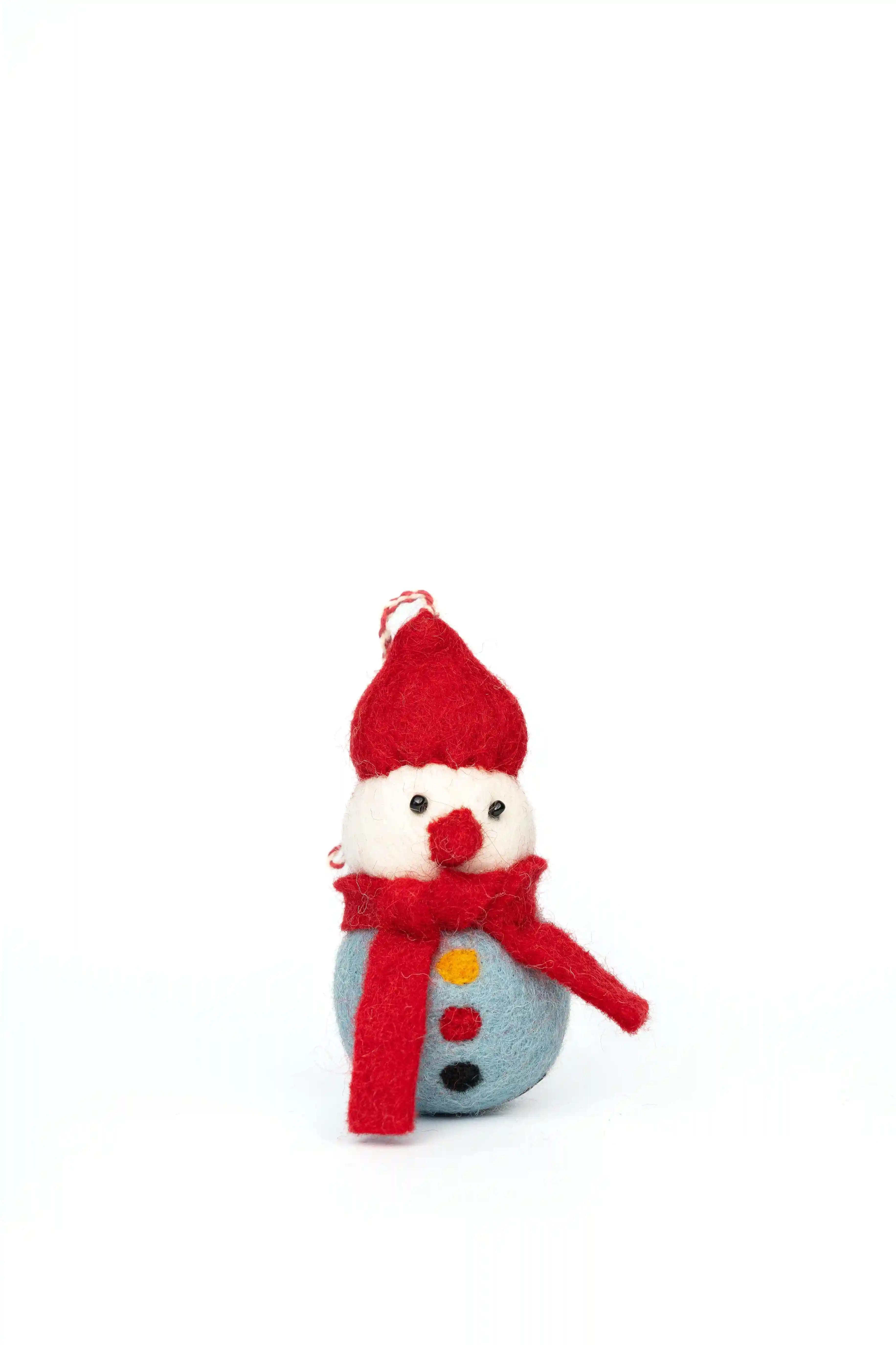  snowman with red ca...