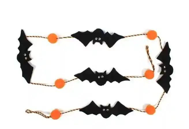 felt bat garland