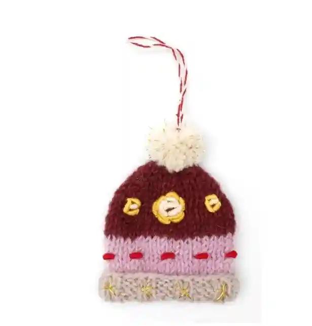 knit hat ornament 