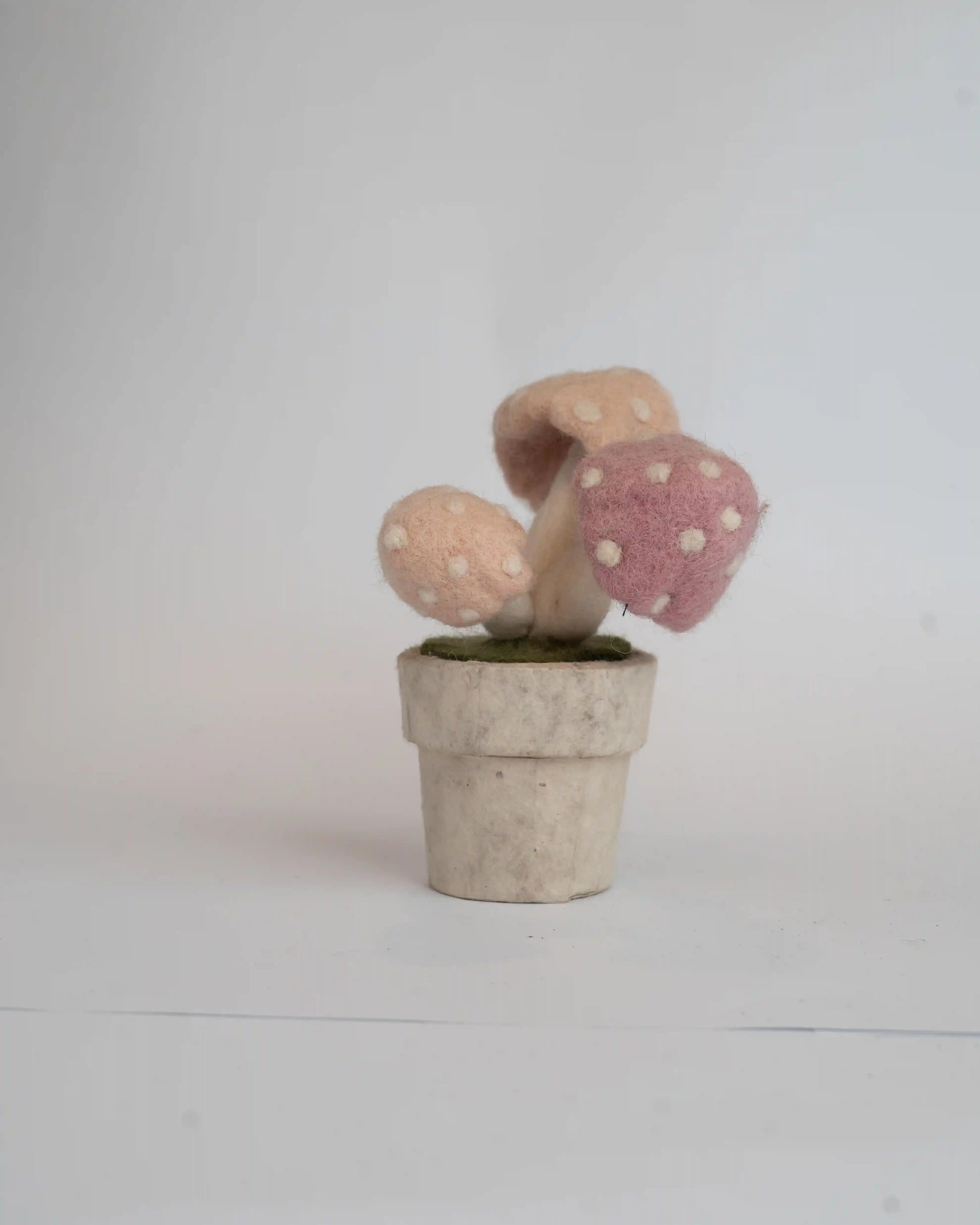 felt mini mushroom p...